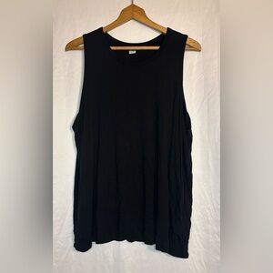 Old Navy Women’s Black Luxe Tunic Tank Top size X-Large